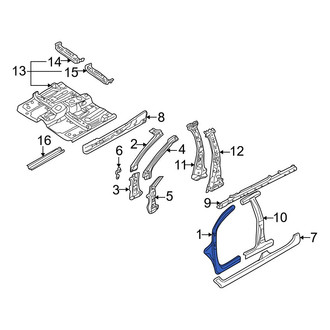 Mazda OE - Right Outer Body A-Pillar