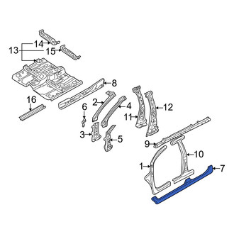 Mazda OE - Left Outer Rocker Panel