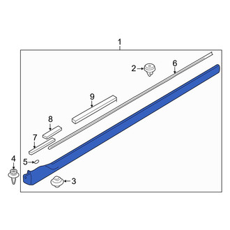 Mazda OE - Right Rocker Panel Guard