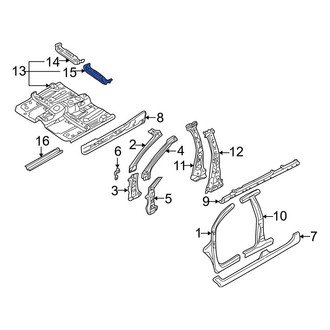 Mazda OE - Front Left Floor Pan Crossmember