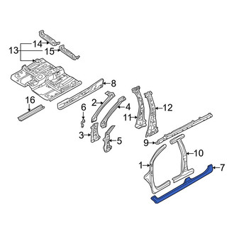 Mazda OE - Right Outer Rocker Panel