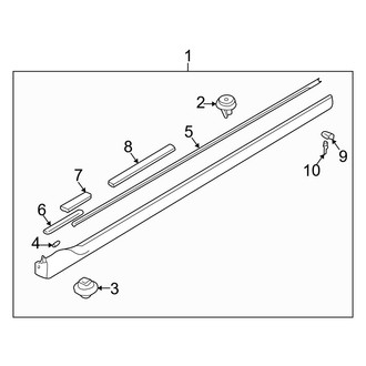 Mazda OE - Pillars, Rocker & Floor - Exterior Trim