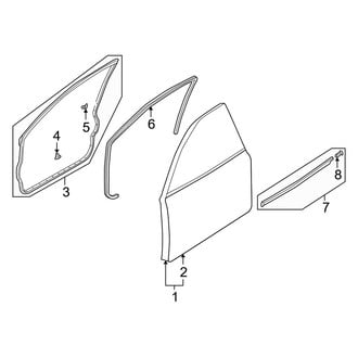 Mazda OE - Front Door - Door & Components