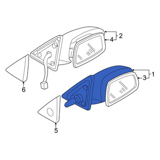 Mazda OE - Front Left Door Mirror