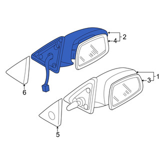 Mazda OE - Front Left Door Mirror