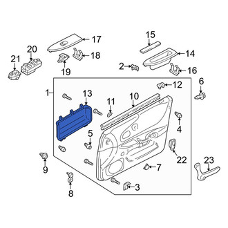 Mazda OE - Front Left Door Trim Panel Pocket