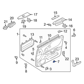 Mazda OE - Front Door Interior Trim Panel Cap