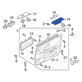 Mazda OE - Front Right Door Trim Panel Pocket