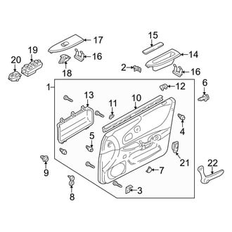 Mazda OE - Front Door - Interior Trim