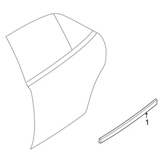 Mazda OE - Rear Door - Exterior Trim
