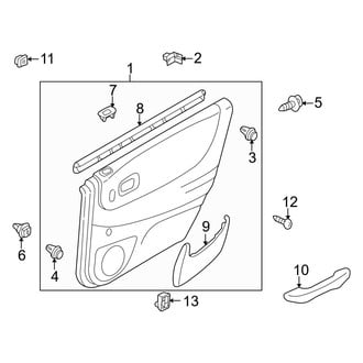 Mazda OE - Rear Door - Interior Trim