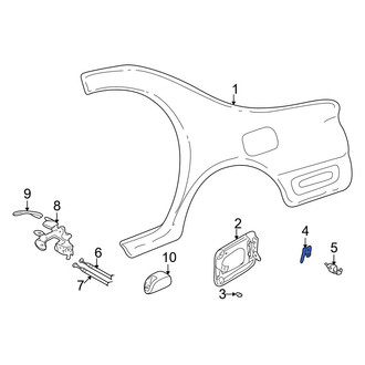 Mazda OE - Fuel Door Spring
