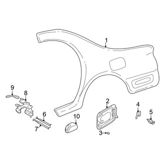 Mazda OE - Quarter Panel & Components (DX / ES / LX)