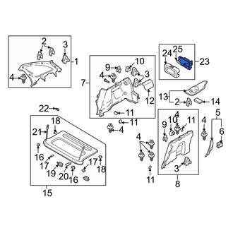 Mazda OE - Rear Cargo Area Light