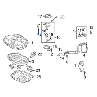 Mazda OE - Fuel Sender and Hanger Assembly