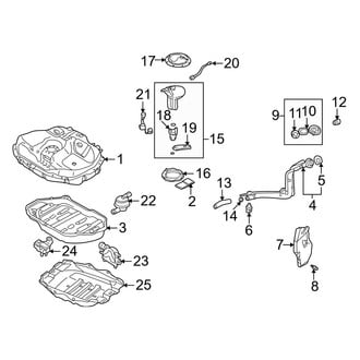 Mazda OE - Fuel System Components