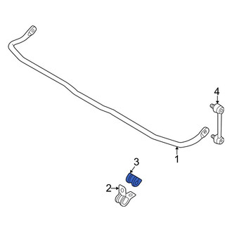 Mazda OE - Rear Suspension Stabilizer Bar Bushing