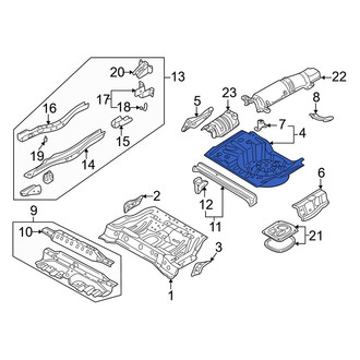 Mazda OE - Rear Floor Pan