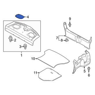 Mazda OE - Package Tray Cap