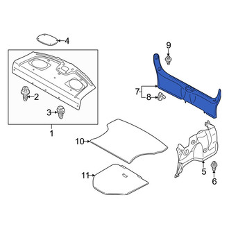 Mazda OE - Rear Trunk Trim Panel