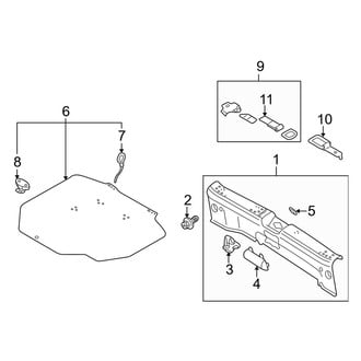 Mazda OE - Rear Body & Floor - Interior Trim