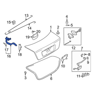 Mazda OE - Rear Deck Lid Hinge