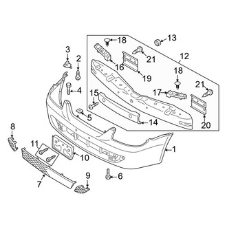 Mazda OE - Front Bumper - Bumper & Components (Mazdaspeed)