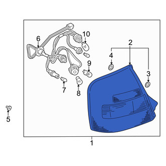 Mazda OE - Rear Left Tail Light Assembly