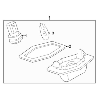 Mazda OE - Rear Lamps - License Lamps (DX / ES / LX)