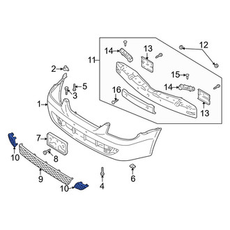 Mazda OE - Front Right Jack Plug Cover