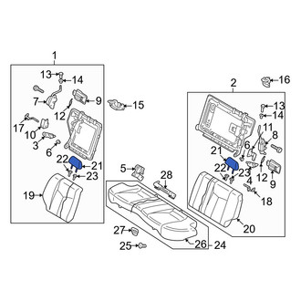 Mazda OE - Rear Headrest