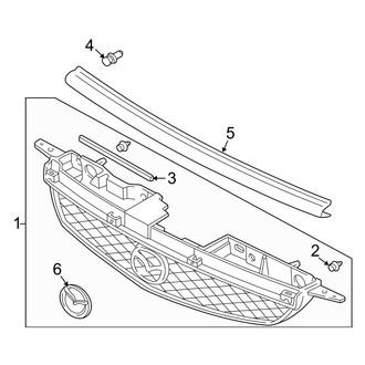 Mazda OE - Grille & Components (Mazdaspeed)