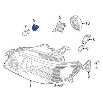 Mazda OE - Front Parking Light Bulb Socket