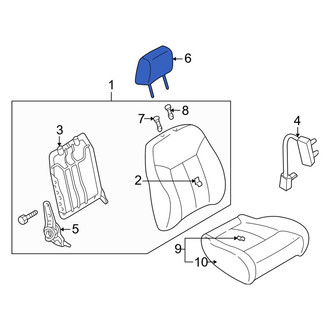 Mazda OE - Front Headrest