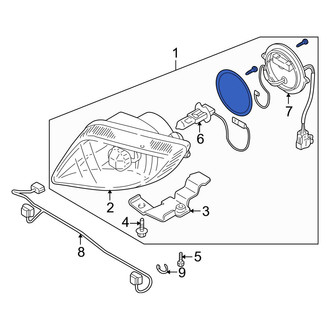 Mazda OE - Front Right Fog Light