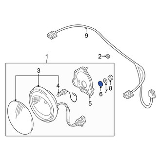 Mazda OE - Fog Light Washer