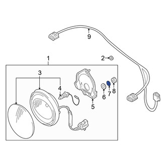 Mazda OE - Fog Light Washer