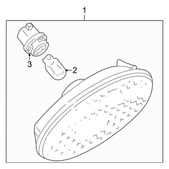 Mazda OE - Front Lamps - Side Repeater Lamps (With MPS Option), (DX / ES / LX)