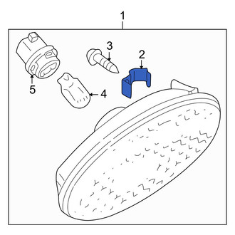 Mazda OE - Side Marker Light Clip