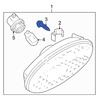 Mazda OE - Turn Signal Light Housing Screw
