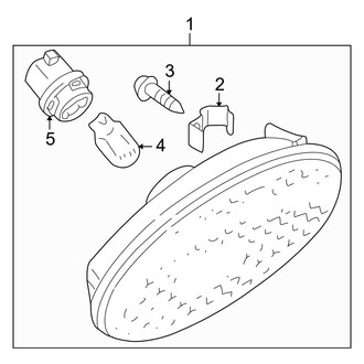 Mazda OE - Front Lamps - Side Marker Lamps