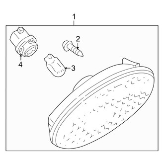 Mazda OE - Front Lamps - Side Repeater Lamps