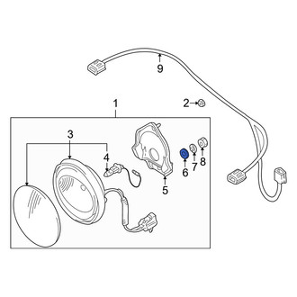 Mazda OE - Fog Light Washer