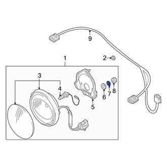 Mazda OE - Fog Light Washer