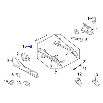 Mazda OE - Seat Track Cover