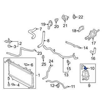 Mazda OE - Engine Coolant Reservoir Cap
