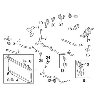 Mazda OE - Cooling - Radiator & Components