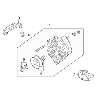 Mazda OE - Electrical - Alternator (2.0L)