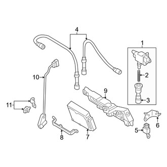 Mazda OE - Electrical - Ignition System (ES / LX / MP3 2.0L)