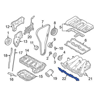 Mazda OE - Upper Engine Intake Manifold Gasket